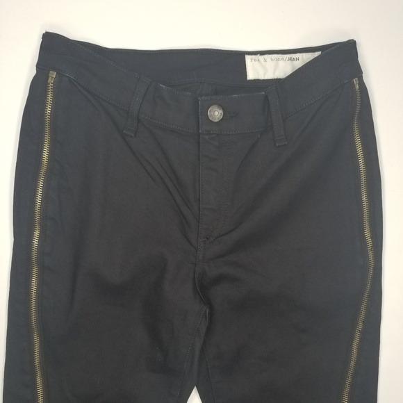 Rag & Bone Exposed Side Zip Skinny Jean's Sz 28 - Picture 3 of 8